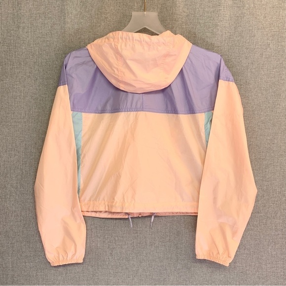 COLUMBIA Women’s Flash Challenger Cropped Jacket Windbreaker XS Peach - Picture 4 of 9